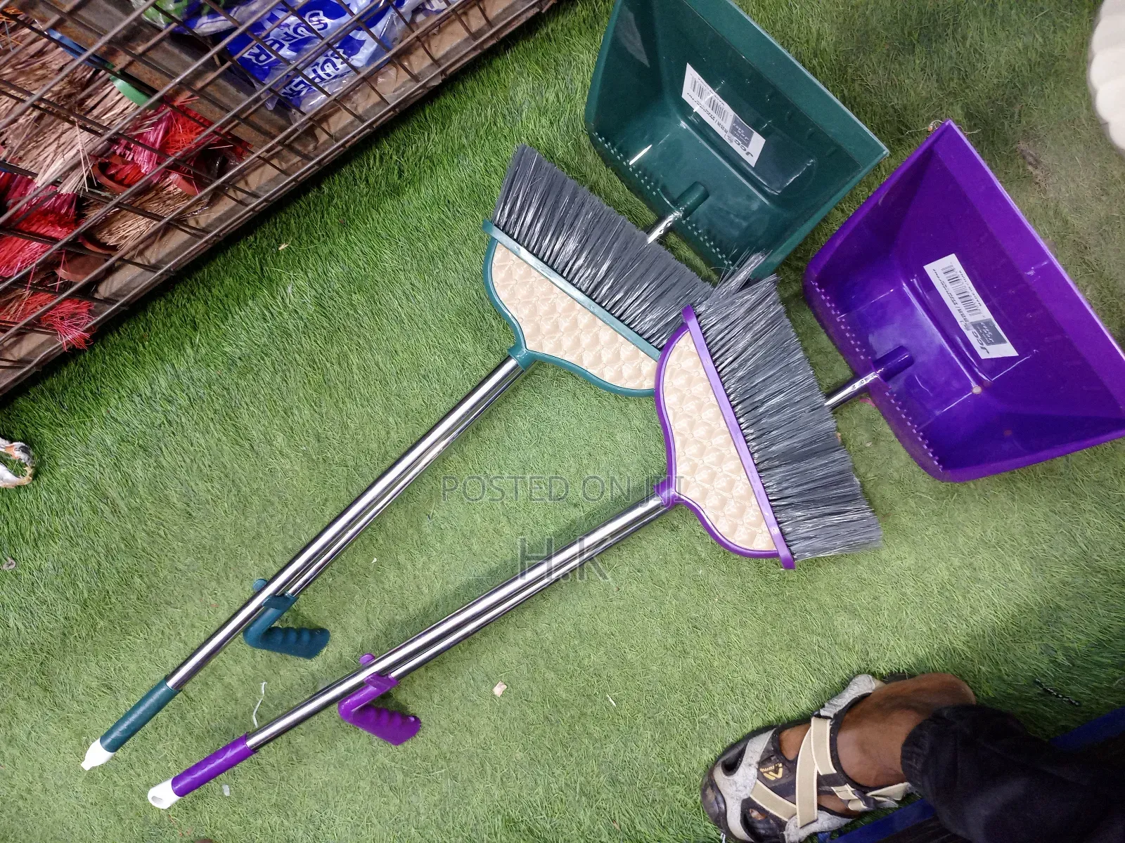 Long Handle Soft Hair Broom and Trash Shovel