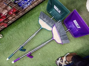 Long Handle Soft Hair Broom and Trash Shovel