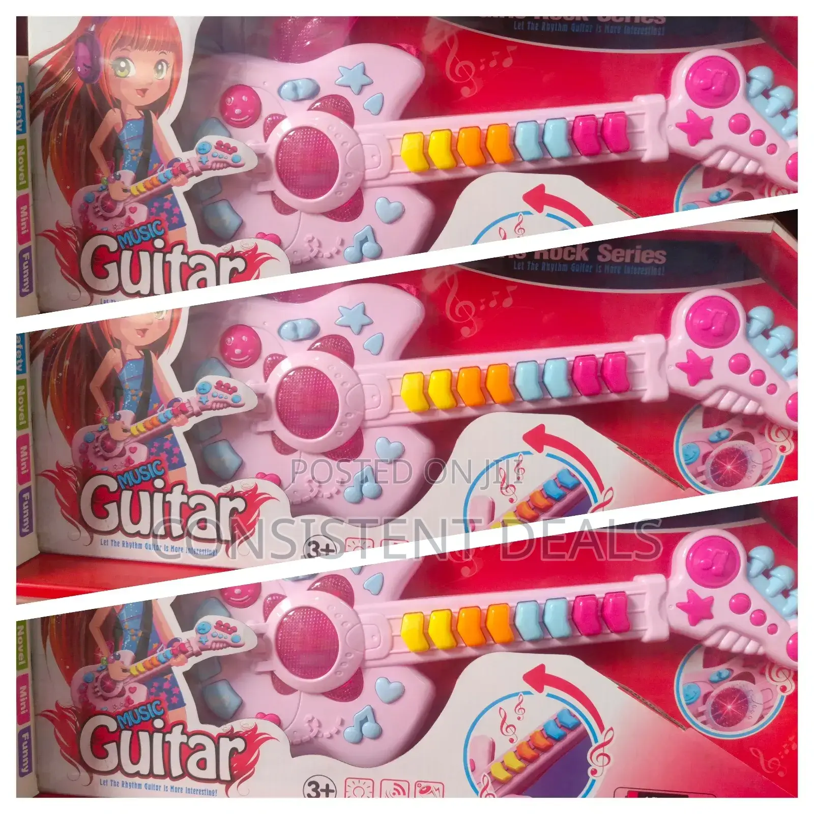 Kids Plastic Electronic Music Guitar