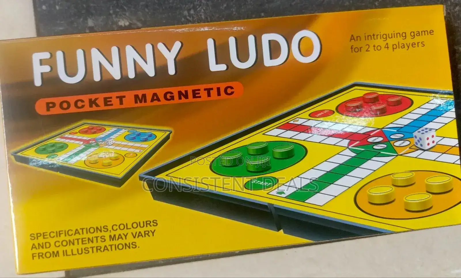 Foldable Magnetic Ludo Board
