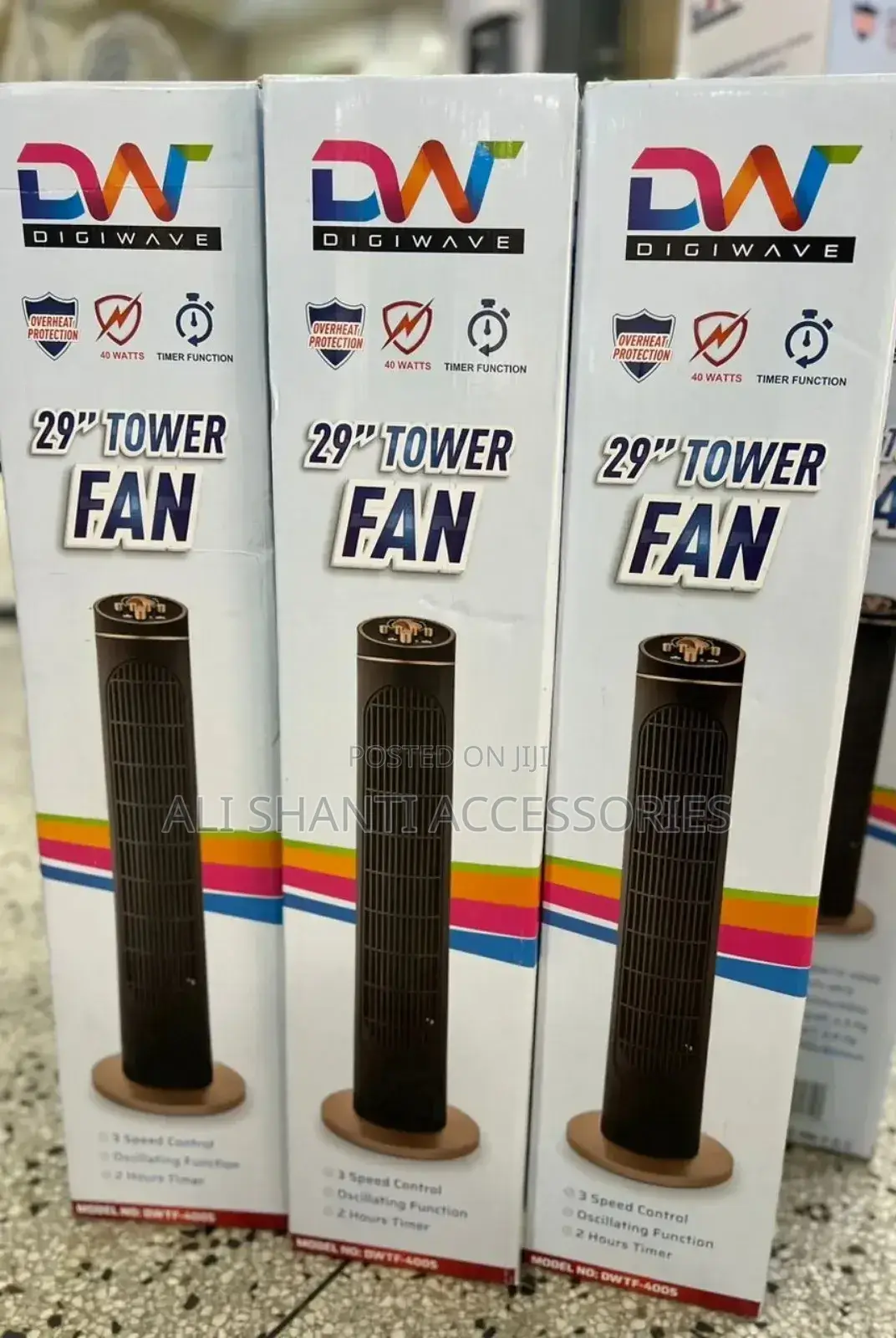 Dig Wave 29inchs Tower Fan and Air Cooler