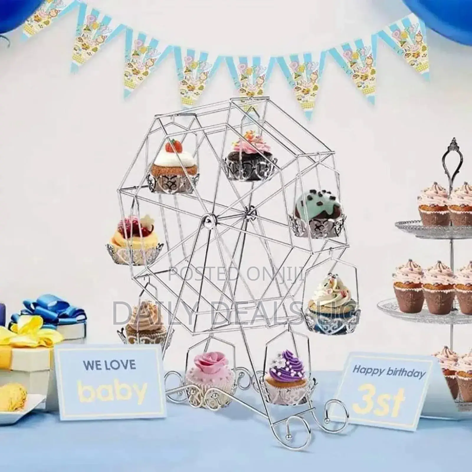 Metallic Cupcake Stand