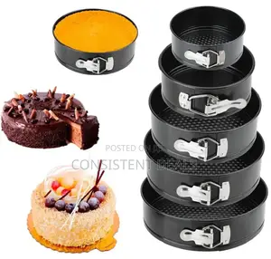 Round Cake Baking Mould Set