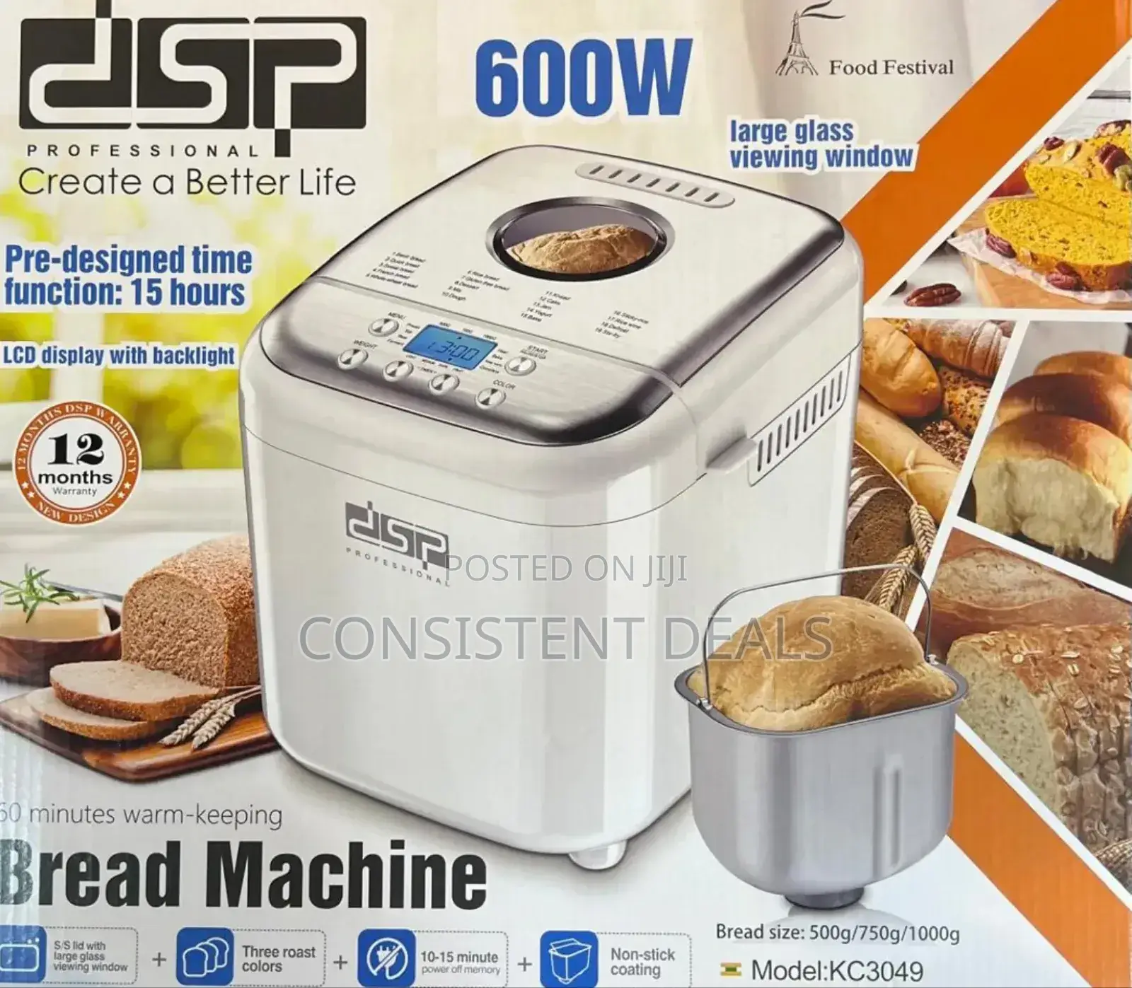 DSP Bread Maker Machine