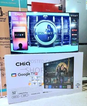 Brand New Chiq 50inch Smart Google TVS Original
