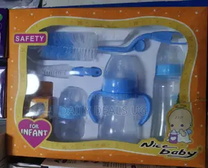 Baby Bottle Set With Cleaning Brush and Pacifier