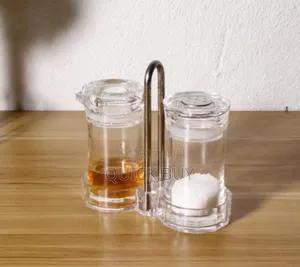Premium Quality Transparent Acrylic Oil,Vinegar Bottle