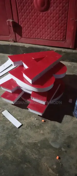 Metallic 3d Led Monument