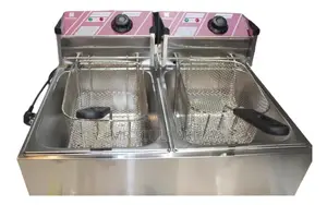 Hoffman's 12L Double Basket Electric Commercial Deep Fryer