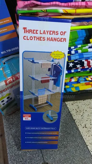Double Pipes Supports Drying Stand With Wheels