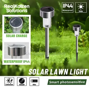 STAKE LIGHT Waterproof Stainless Steel Solar Garden Light