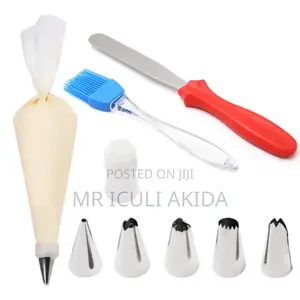 9pcs Pastry Spatula Piping Tips Cake Decorating Set