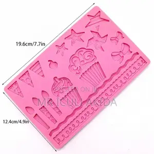 Silicone Candy Resin Cake Decorating Crafting Mold Topper