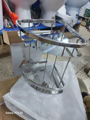 Double Corner Shelf Silver