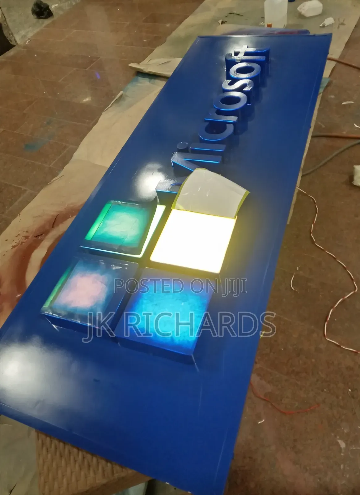3d Light Signs and Logos