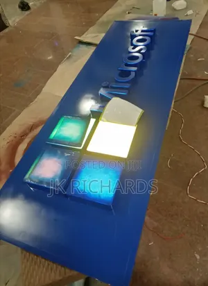 3d Light Signs and Logos
