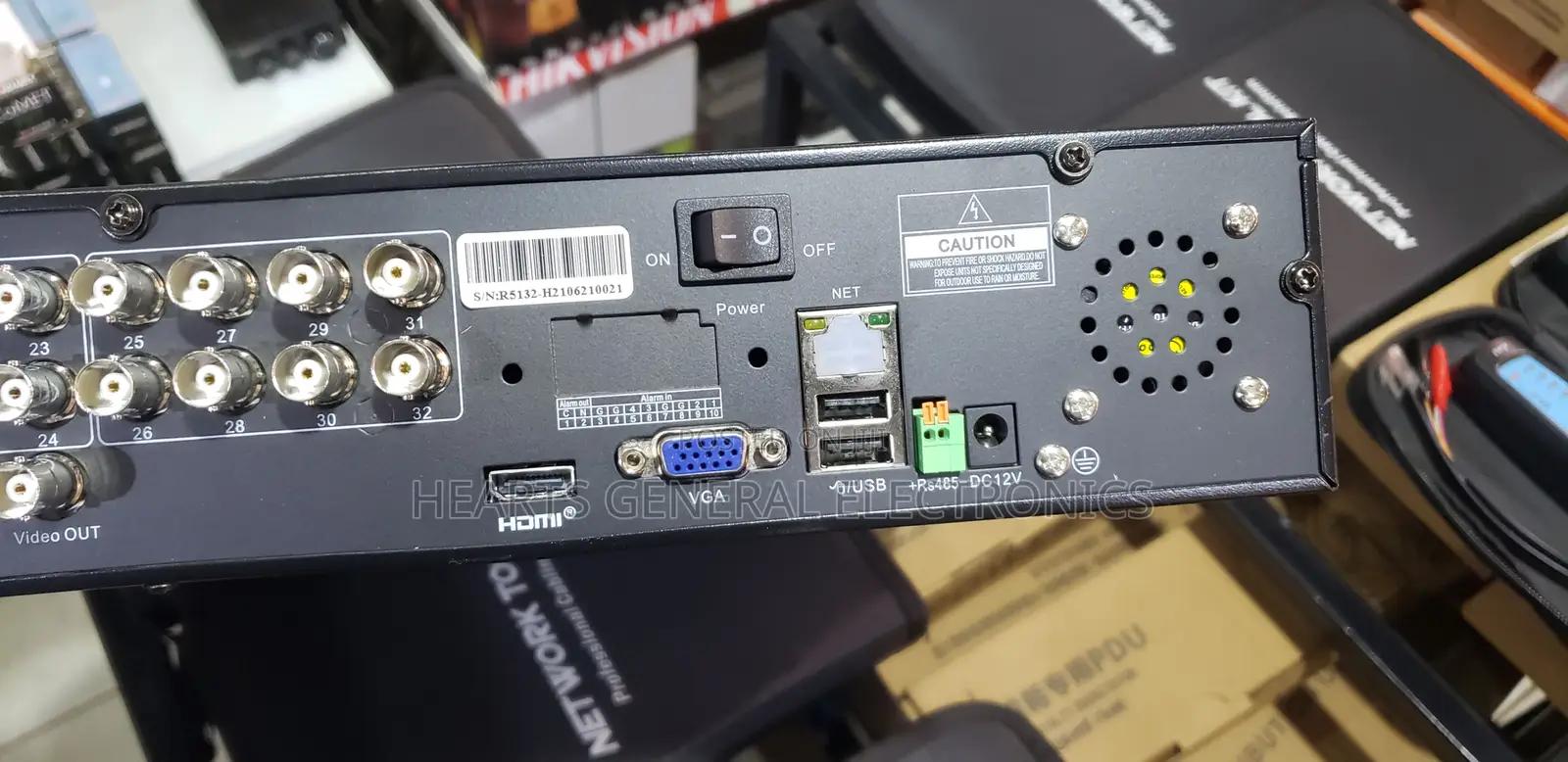 32 Channel DVR ( With Both Audio Input and Output )