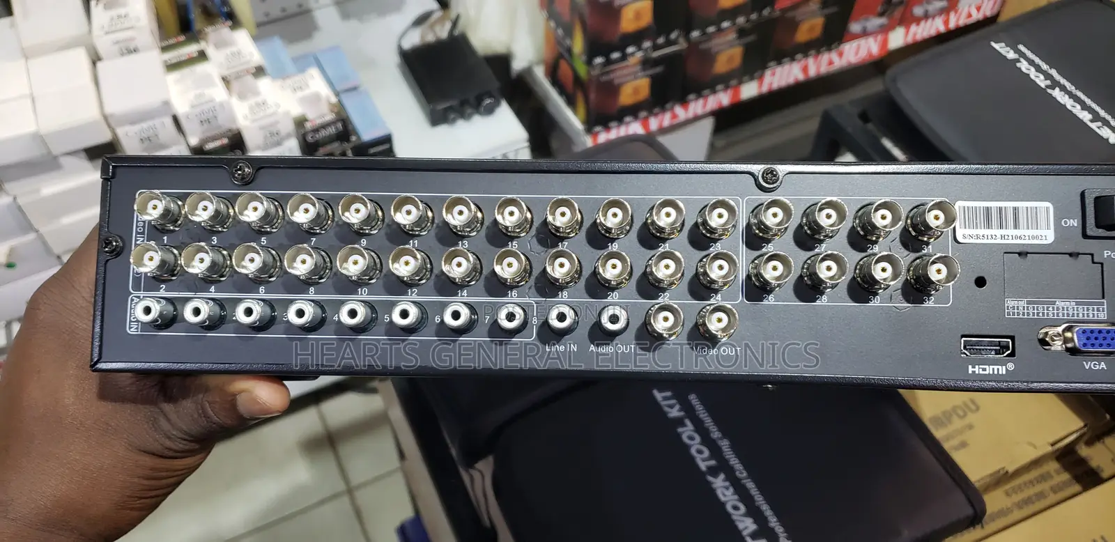 32 Channel DVR ( With Both Audio Input and Output )