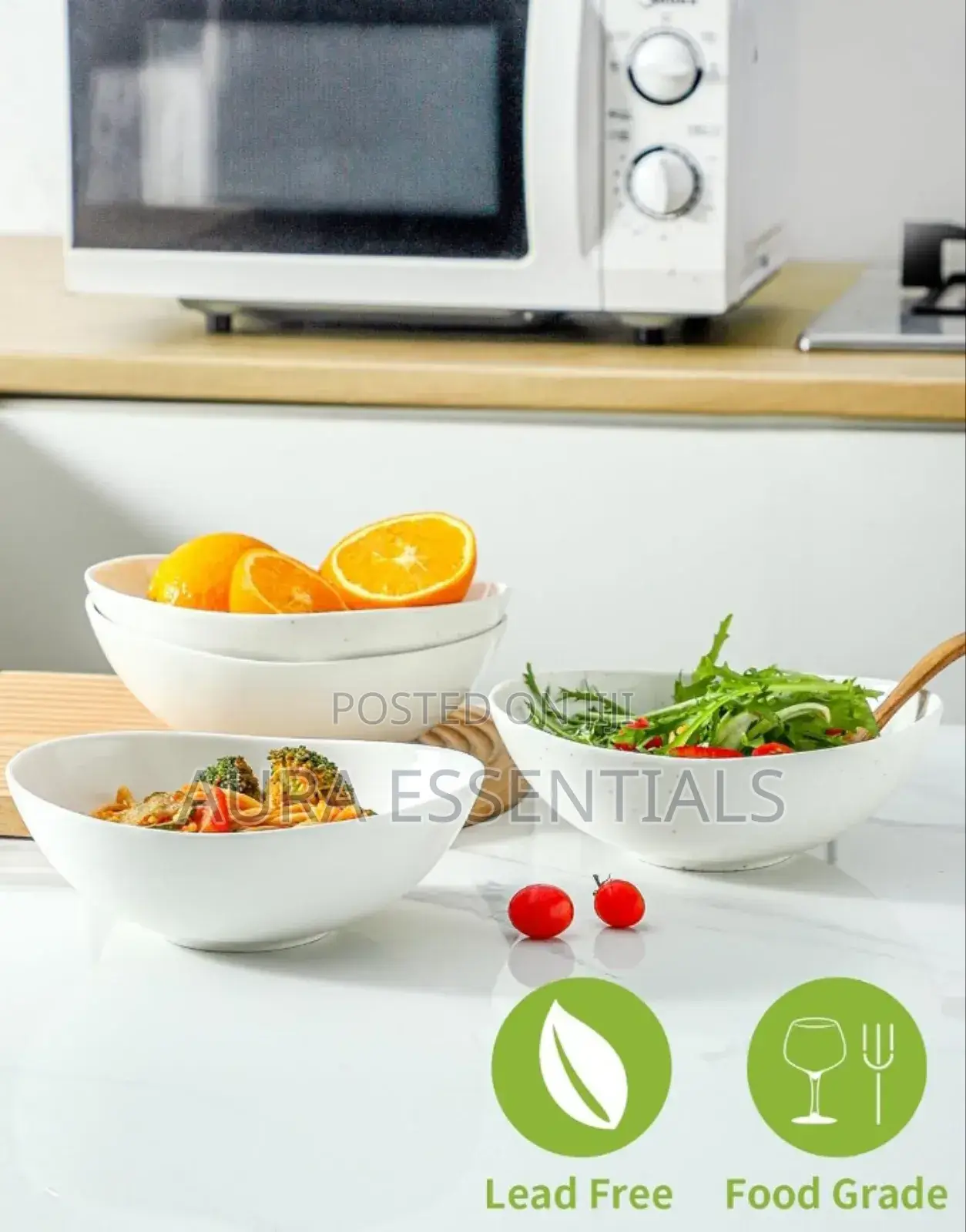 Ceramic Oval Shaped Bowl Set