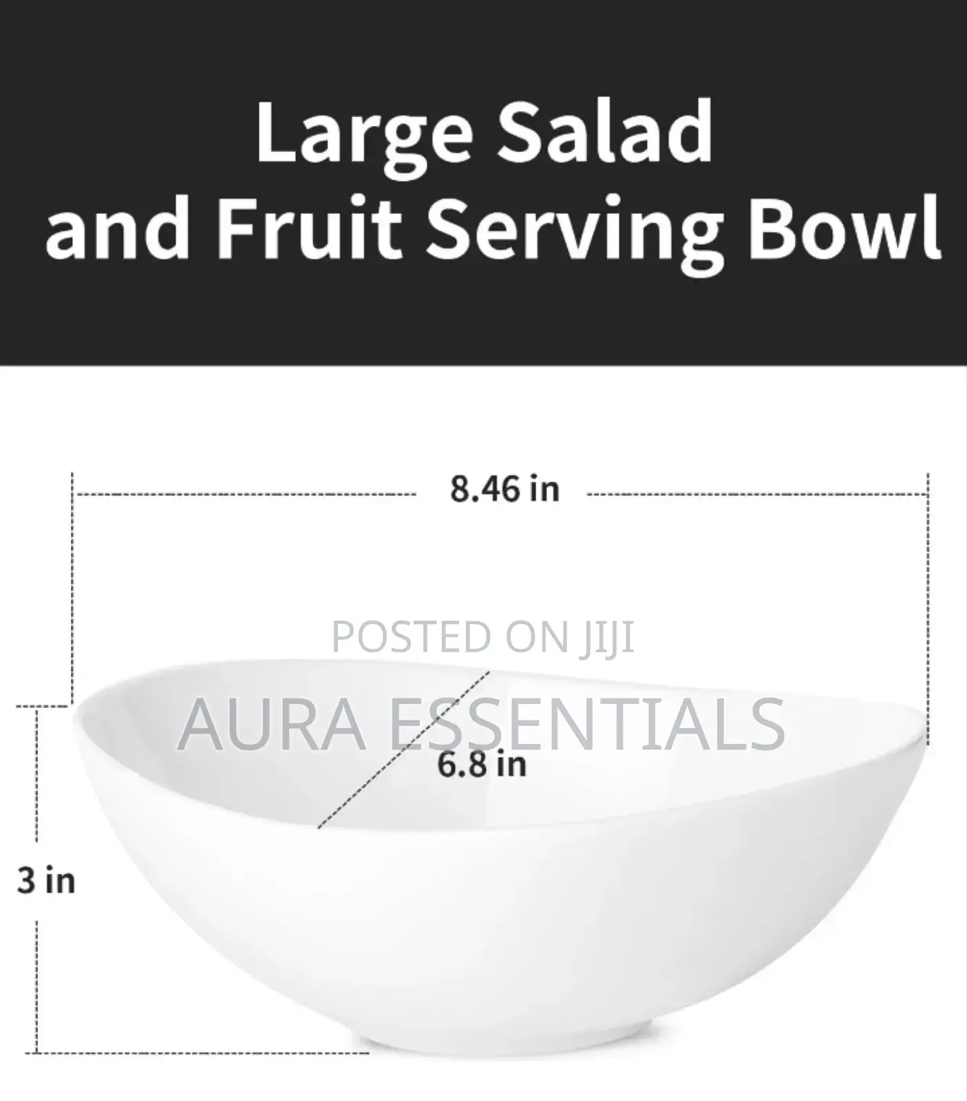Ceramic Oval Shaped Bowl Set