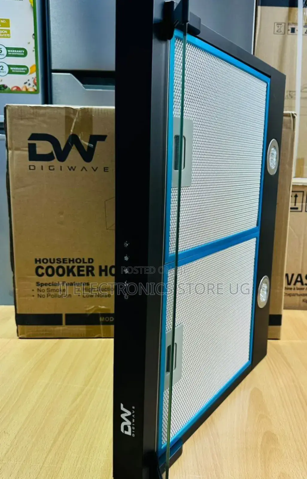 Digiwave 60cm Chimney Hood Black Available at Only 300,000/=