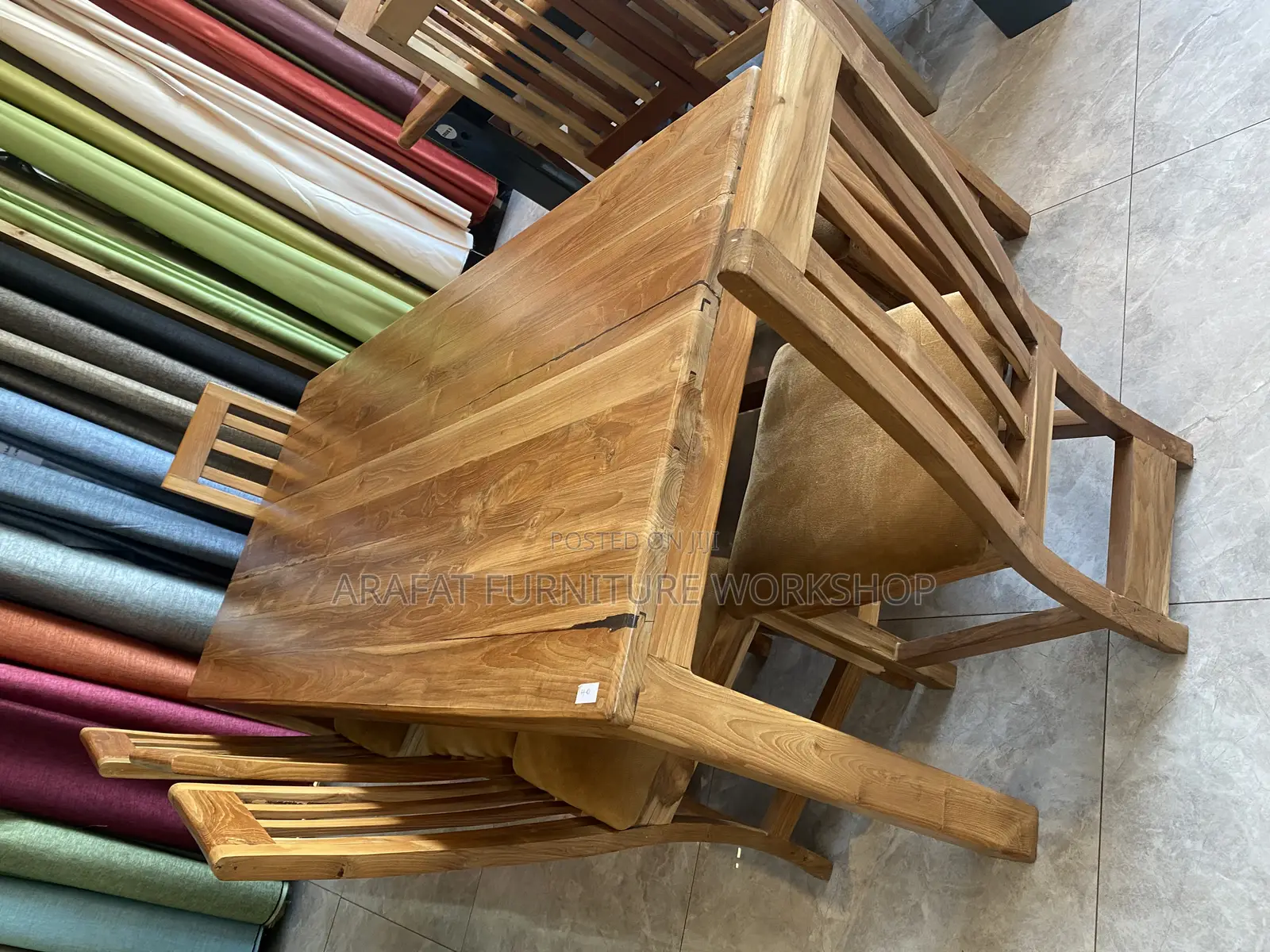 Solid Dining Set 6 Seat