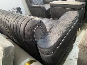 Modern Gray 7 Seater Sofa Set