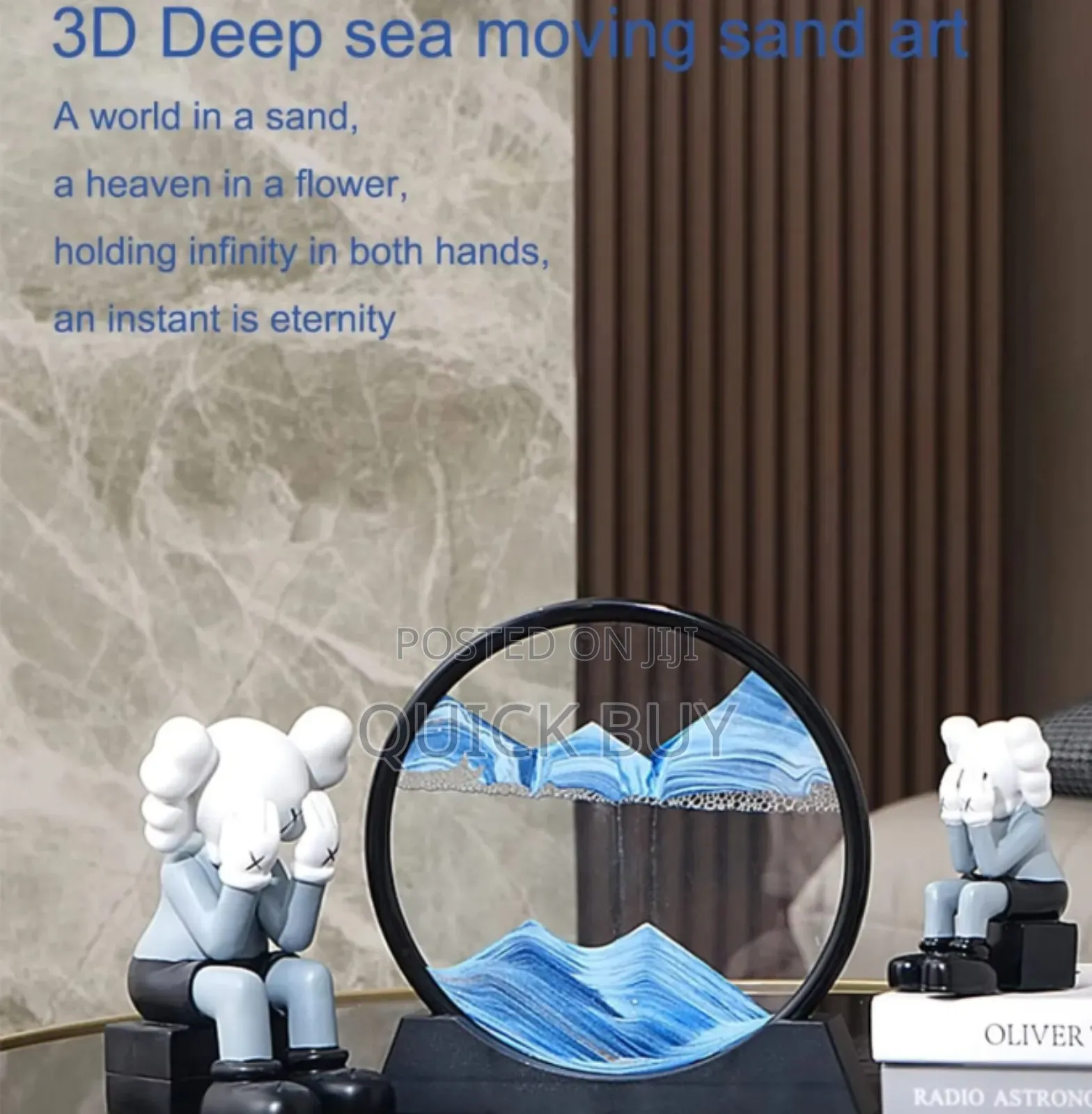 Elegant Highly Decor 3D Moving Deep Sea Sand Scape Frame