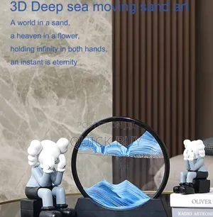 Elegant Highly Decor 3D Moving Deep Sea Sand Scape Frame