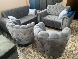 7 Seater Modern Chester Sofa Set With Highdensity Foam
