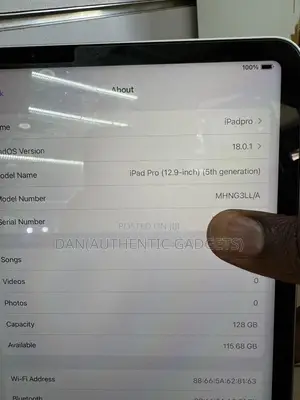 Apple iPad Pro 12.9 (2021) 128 GB Silver