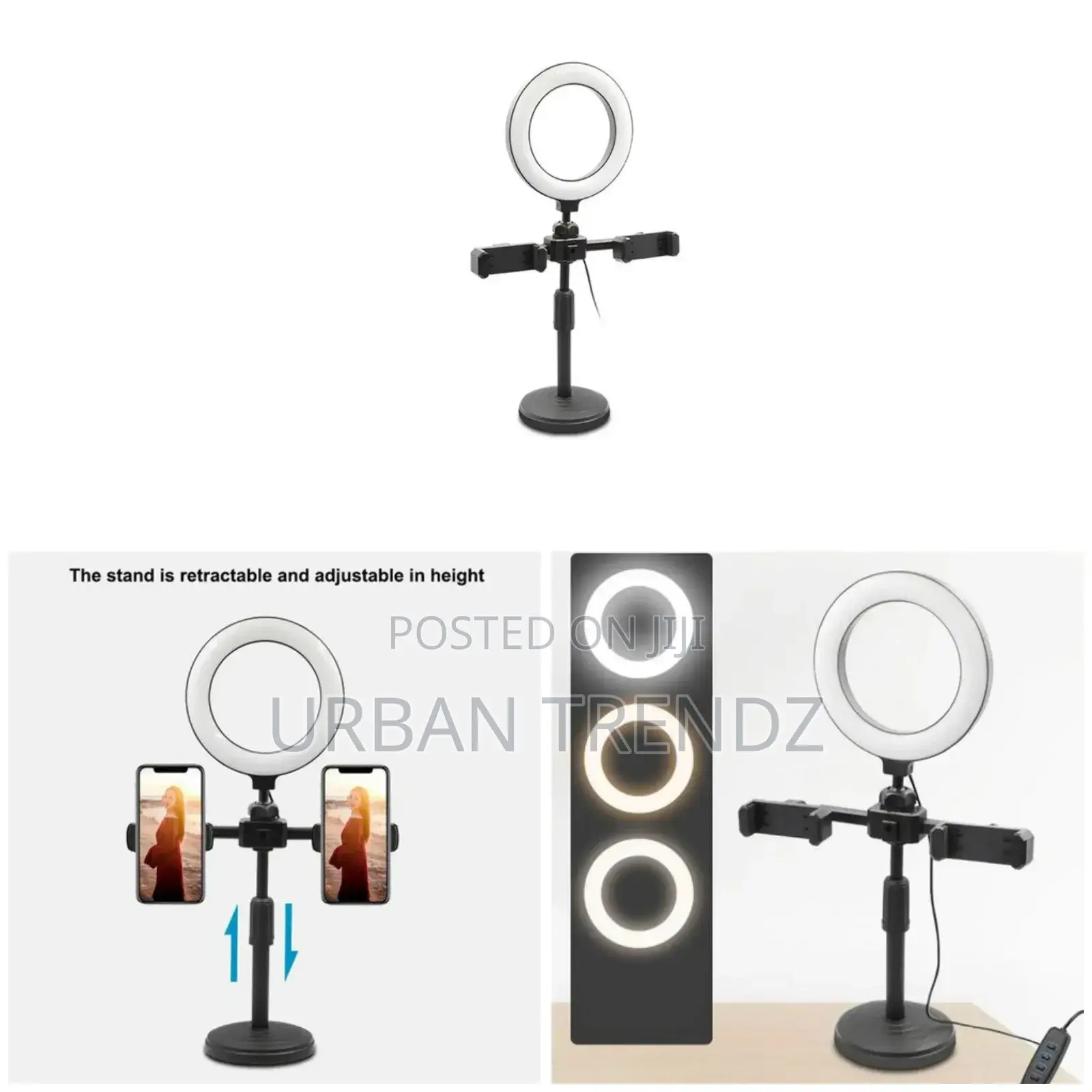 6-Inch Video Light LED Ring Fill Light Stand