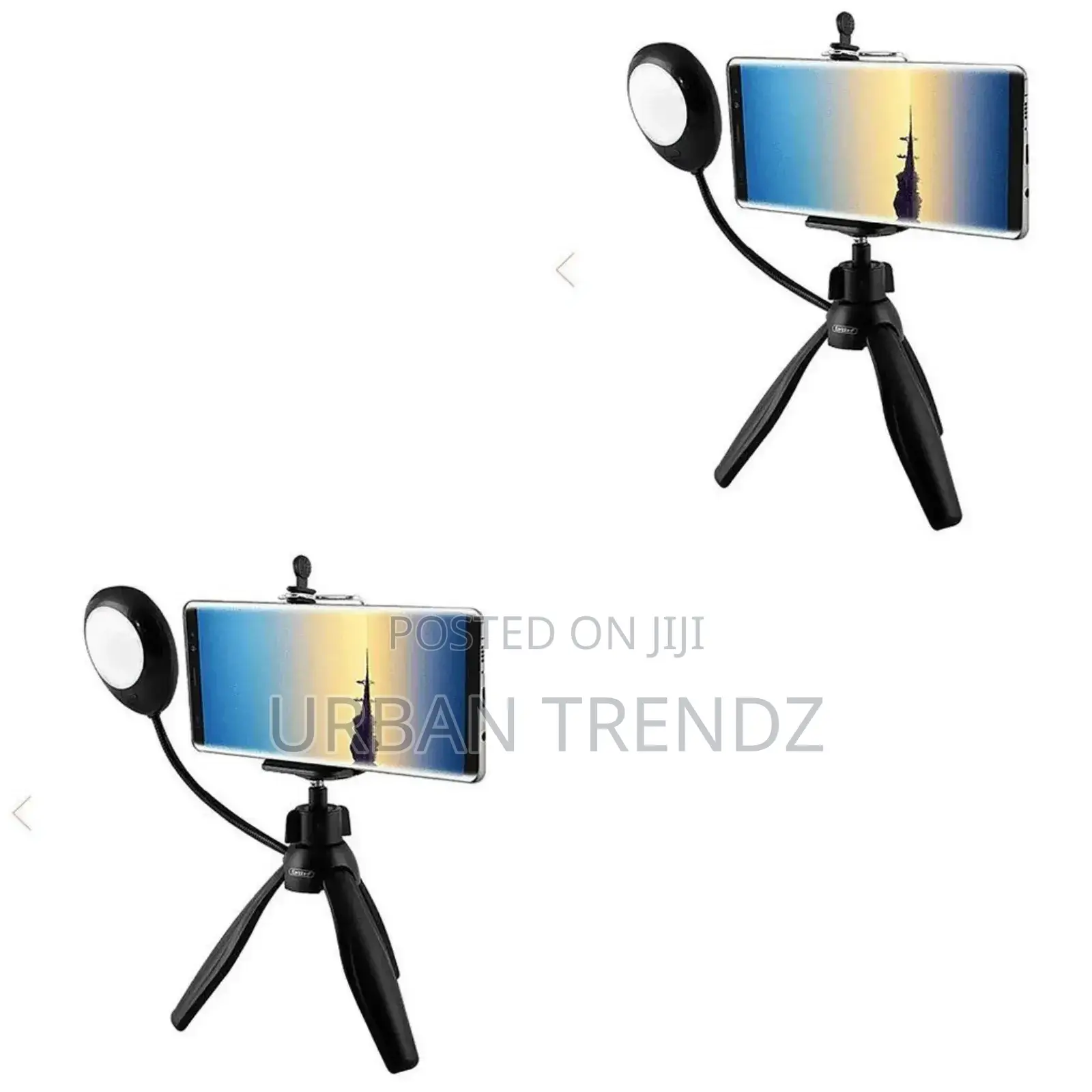 Selfie Lamp Tripod 360 Rotation, Black