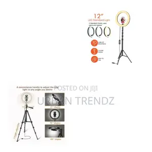 12 Inch Ring Light With Stand, Fortiktok,Youtube,Live Stream