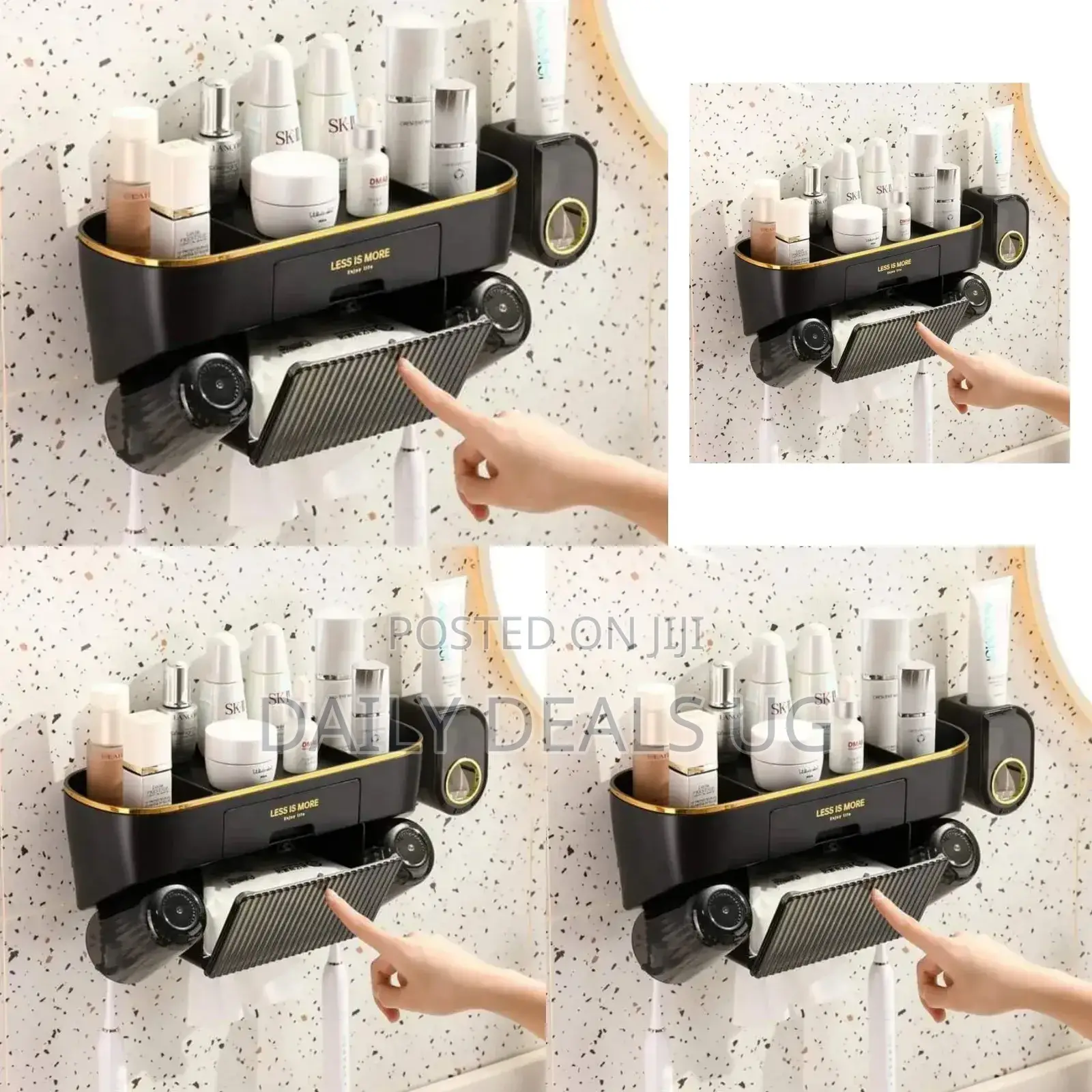 Wall Mounted Toothbrush Holder