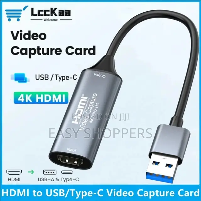 Video Capture Card HDMI Camera Recording Live Streaming