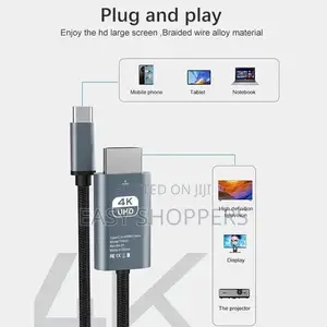 Type C to Hdmi-Compatible Cable 30hz