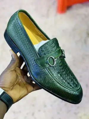 Original Green Leather Jonh Foster Formal Gentle Shoes