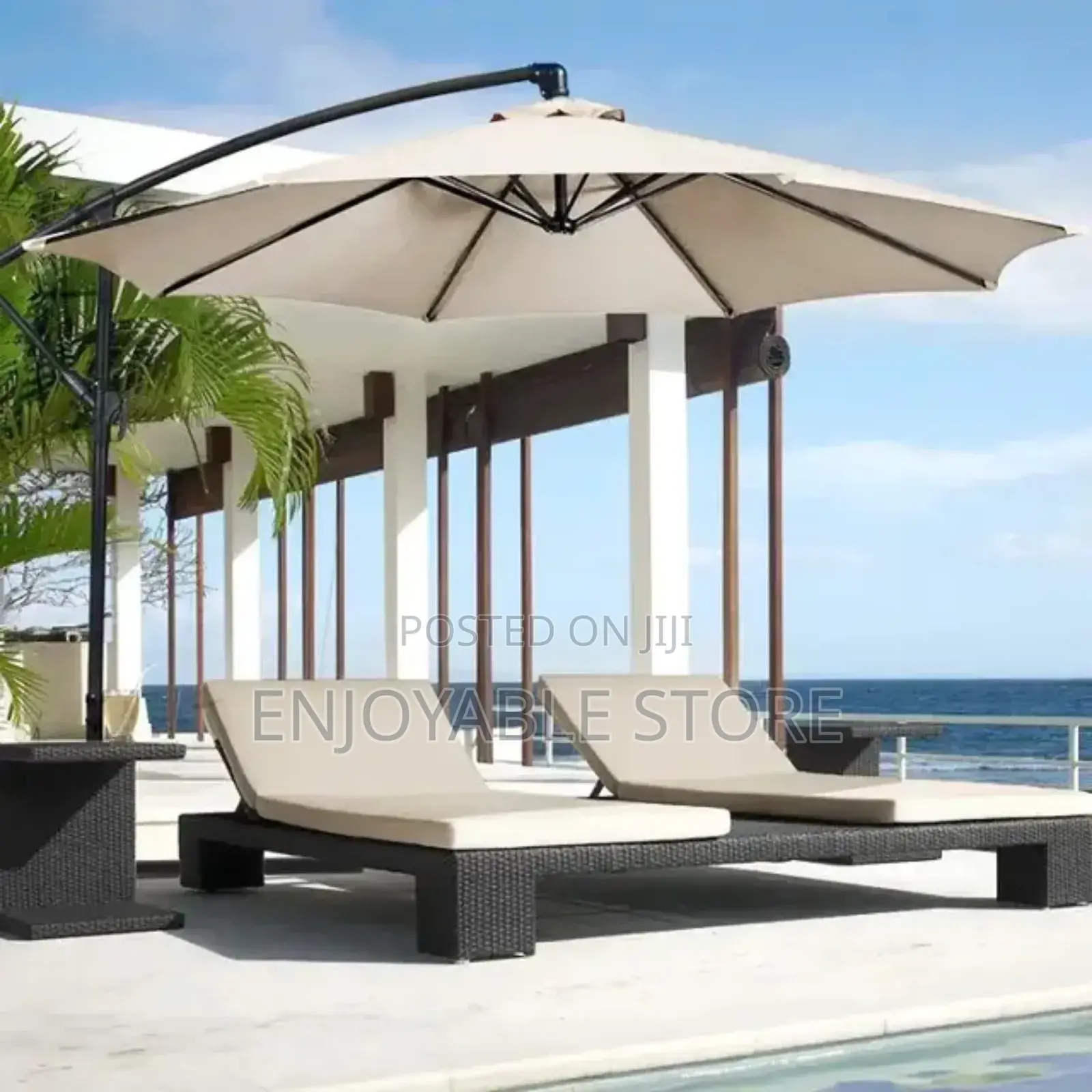 Compound Umbrella 3_meter Garden Sunshade Umbrella