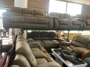 Pure Leather Sofa Set 7 Seater