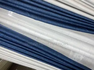 Quality Curtains in Blue Per Complete Meter