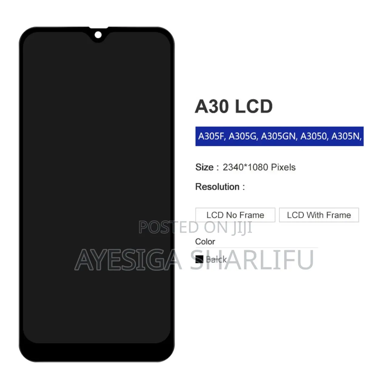 Samsung Galaxy A30 Screen Replacement