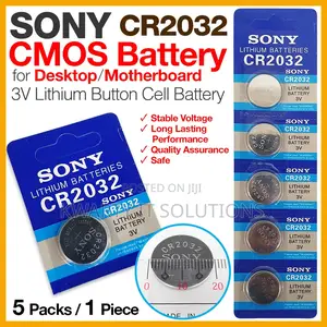 CMOS Battery CR2032 for Desktop/ Laptop