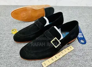 Original Black Suede Franco Banetti Gentle Loafers