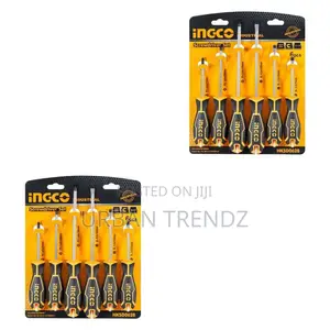 INGCO HKSD0628 Ingco 6pcs Screwdriver Set - Yellow