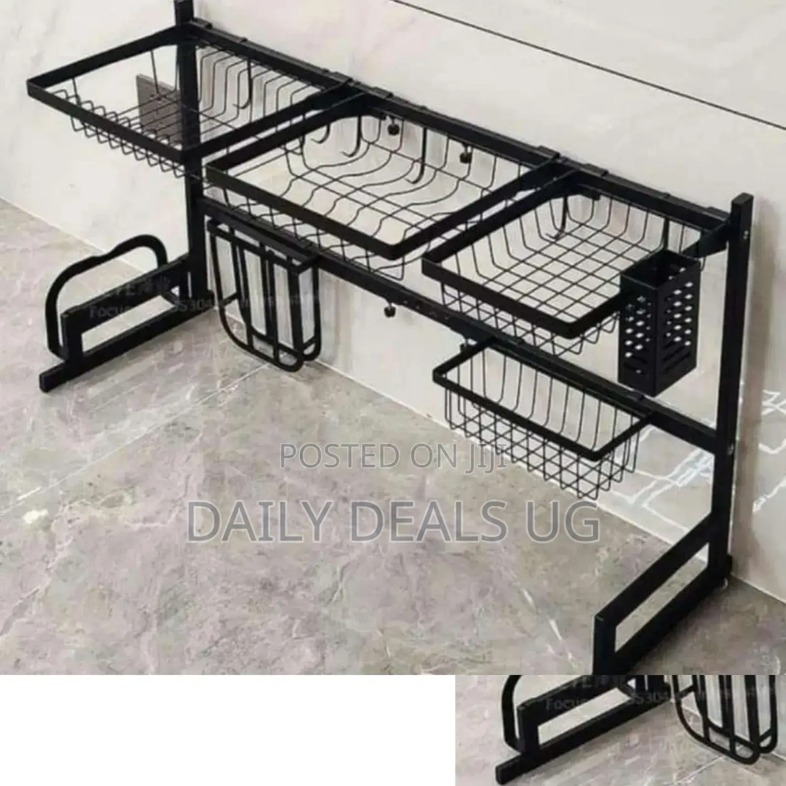Metallic Over the Sink Rack