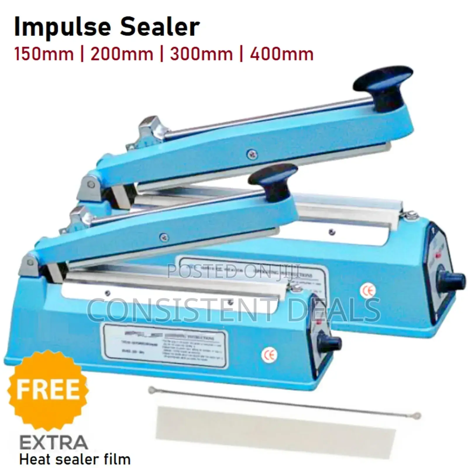 150mm Impulse Heat Sealing Machine