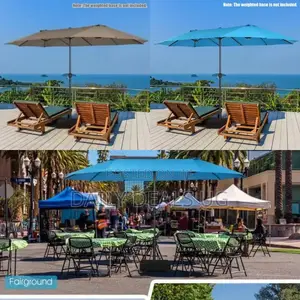 Double Outdoor Umbrella