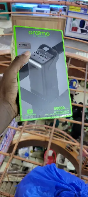 Oraimo 50000mah Power Bank-Black/4 Output Ports Power Bank