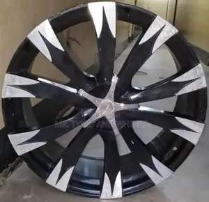 BMW Size 22 and It's a Set.The Black and Sliver Rims.